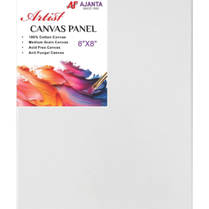 Ajanta Artist MDF Canvas Panel — 100% Cotton Acid-Free Primed Board for Acrylic & Oil Painting
