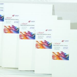Pre-Stretched Canvas | Professional Triple Primed Cotton Canvas for Acrylic & Oil Painting